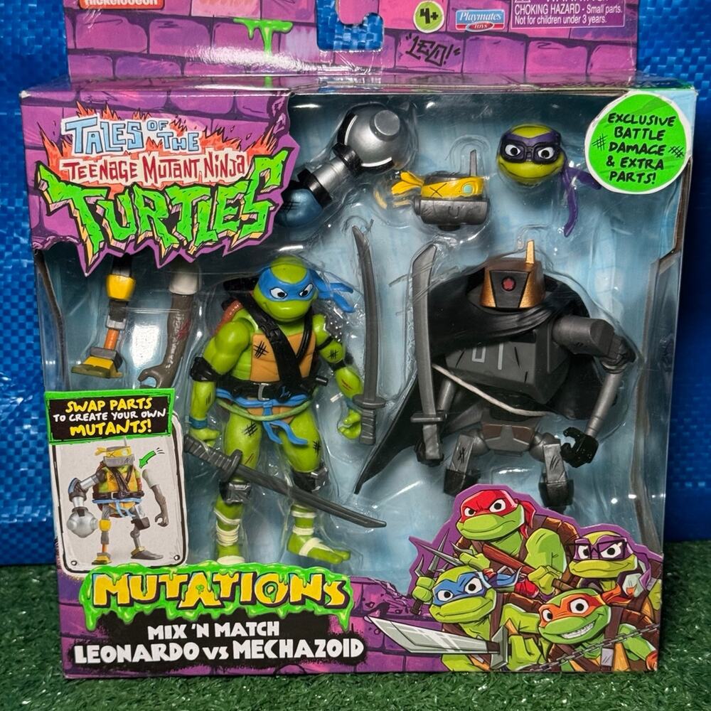 Tales Of The TMNT Mutations Mix N Match Leonardo Vs Mechazoid